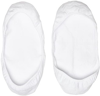 Jefferies Socks Seamless Cotton Footie w/ Silicone Inside Heel 2-Pack (Toddler/Little Kid/Big Kid/Adult) (White) Girls Shoes