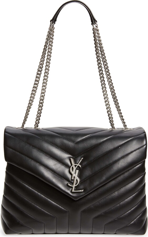 Saint Laurent Medium Loulou Matelassé Leather Shoulder Bag