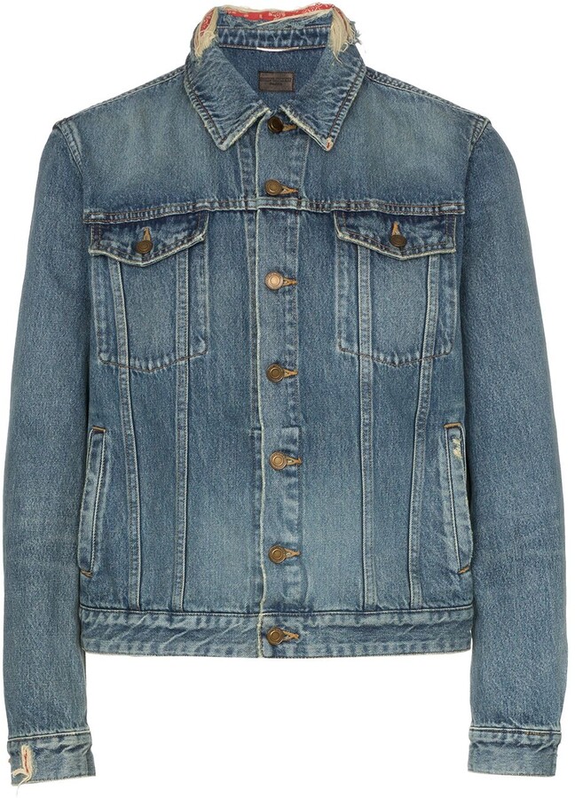 denim jacket saint laurent