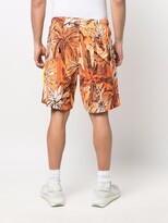 Thumbnail for your product : BARROW Palm-Tree Print Shorts
