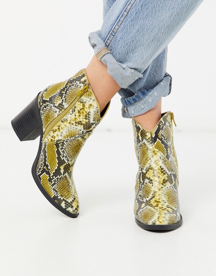 aldo yellow boots