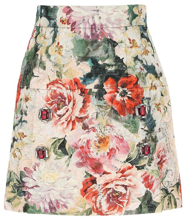 Dolce Gabbana Floral Skirt | Shop the world's largest collection 