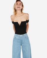 Thumbnail for your product : Express High Waisted Light Wash Wide Leg Jeans