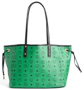 Thumbnail for your product : MCM 'Medium' Reversible Coated Canvas Shopper
