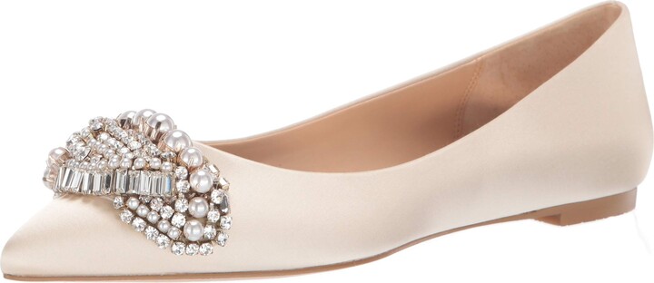 womens ivory ballet flats
