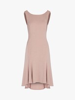 Thumbnail for your product : Adrianna Papell Metallic Back Knee Length Dress, Blush