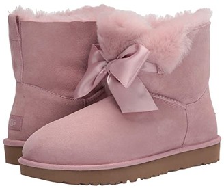 UGG Gita Bow Mini Boot (Pink Crystal) Women's Pull-on Boots - ShopStyle