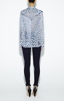 Thumbnail for your product : Nicole Miller Boyfriend Sailcloth Stripe Top
