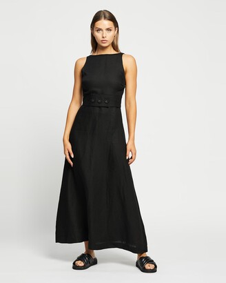 BONDI BORN Women's Black Maxi dresses - Ava Dress - Size One Size, M at The Iconic