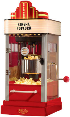 Nostalgia Electrics Nostalgia HKP200 Hollywood Series 2.5-Ounce KettlePopcorn Popper with Personalized Lighted Marquee