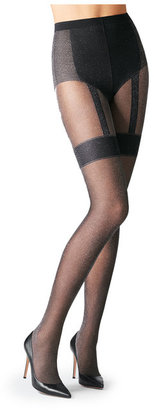 Fogal Printed Tights with Shimmer