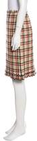 Thumbnail for your product : Tocca Plaid Knee-Length Skirt