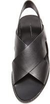 Thumbnail for your product : Alexander Wang Elena Leather Flat Sandals