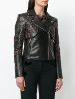 Thumbnail for your product : Elie Saab rose embroidered jacket