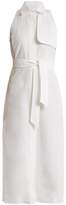 Thumbnail for your product : Max Mara Waist Tie Cotton Poplin Dress - Womens - White