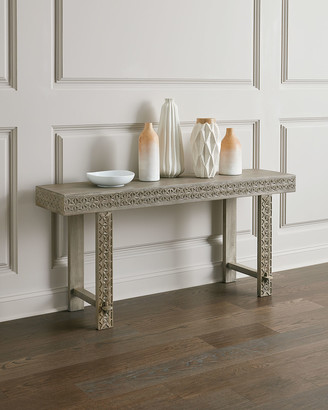 Four Hands Carved Console Table Style, Four Hands Console Table