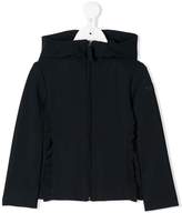Thumbnail for your product : Il Gufo ruffled zip-up jacket