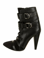 Thumbnail for your product : Isabel Marant Leather Lace-Up Boots Black
