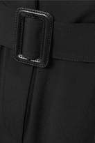 Thumbnail for your product : Brunello Cucinelli Cropped Belted Crepe Pants - Black