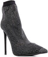 Thumbnail for your product : Le Silla Studded 115mm Heel Sock Boots
