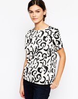 Thumbnail for your product : Only Short Sleeve Printed Top