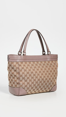 Shopbop Archive Gucci Mayfair Tote Monogrammed Canvas Bag