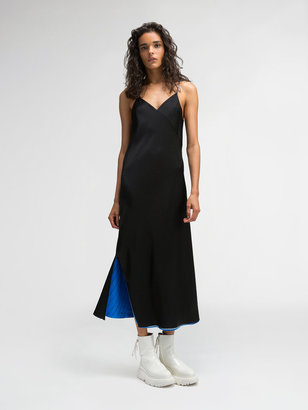 DKNY Reversible V-Neck Slip Dress