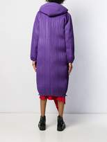 Thumbnail for your product : Pleats Please Issey Miyake micro-pleated long coat