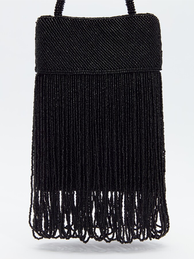 Reformation Mini Valentina Beaded Bag