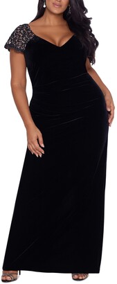 xscape plus size dresses