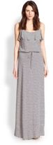 Thumbnail for your product : Soft Joie Striped Drawstring-Waist Maxi Dress