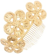 Thumbnail for your product : MAGNETIC MIDNIGHT Irachnae Floral Gold-dipped Hair Comb - Gold