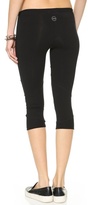 Thumbnail for your product : So Low SOLOW Cropped Leggings with Mesh