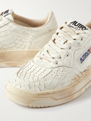 スニーカー AUTRY SNEAKER MEDALIST LOW SUPER VINTAGE Autry Medalist Super Vintage Low Sneakers In White Rose And