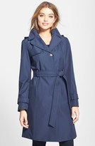 Thumbnail for your product : Ellen Tracy Collection Trench Coat with Detachable Hood (Regular & Petite)(Nordstrom Exclusive)