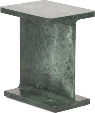 TJMAXX 15X12X18 Solid Marble Tullia Accent Table