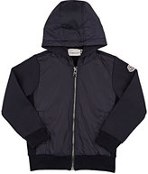 Thumbnail for your product : Moncler Fleece & Tech-Fabric Zip-Front Hoodie