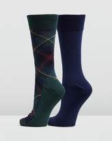 Thumbnail for your product : Polo Ralph Lauren 2-Pack Tartan Socks