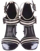 Thumbnail for your product : Proenza Schouler Patent Leather Ankle Strap Sandals
