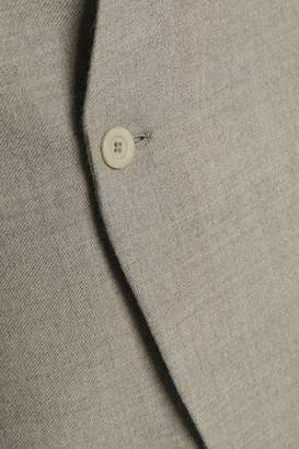 Rick Owens Ribbed Knit-paneled Wool Blazer