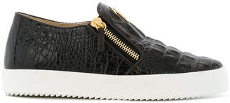 Giuseppe Zanotti D Giuseppe Zanotti Design May London crocodile embossed sneakers