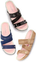 Thumbnail for your product : Taryn Rose Amari Triple-Strap Stretch Sandal, Nocciola