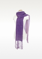 Thumbnail for your product : Basile Two-tone Reversible Knit Long Scarf