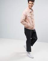 Thumbnail for your product : ASOS Denim Jacket In Washed Pink