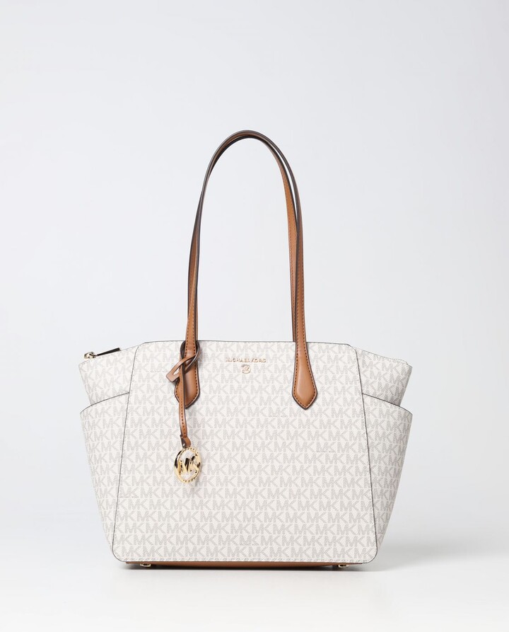 MICHAEL KORS: Michael Marylin bag in coated fabric with all over