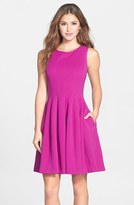 Thumbnail for your product : Betsey Johnson Textured Fit & Flare Dress
