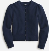 Thumbnail for your product : J.Crew Cashmere puff-sleeve cardigan sweater