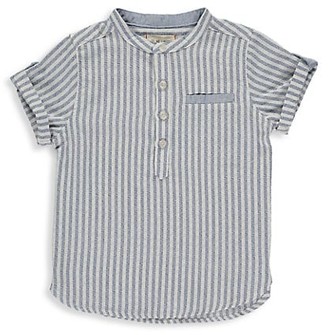 baby boy white henley