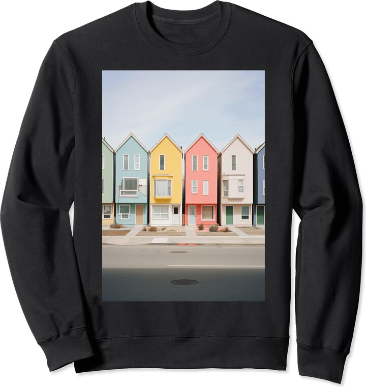 Creepy Dream-Inspired Core Dreamcore Designs Colorful Road Houses ...