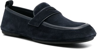 Jimmy Choo Penny-Slot Suede Loafers